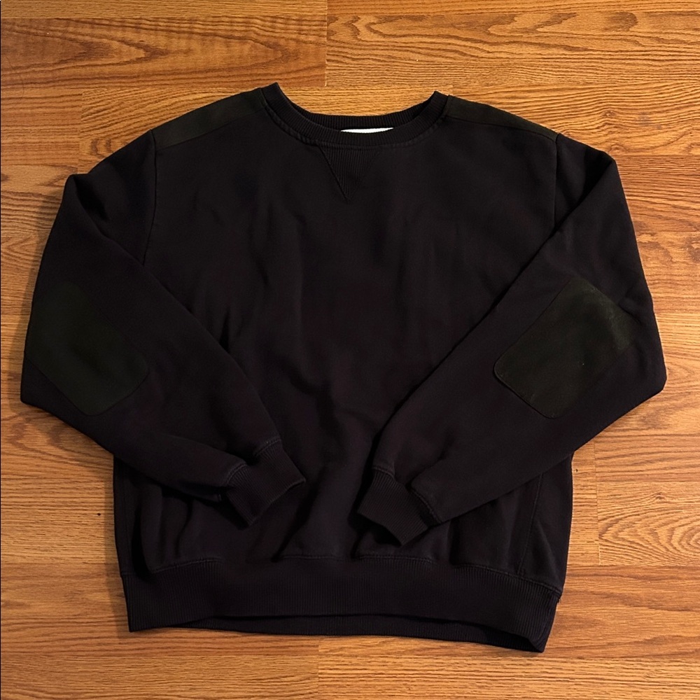 Men's Black Crewneck Sweater
